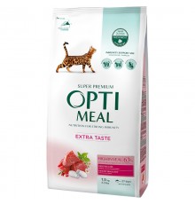 Сухой корм для котов Adult Cat High in Veal с высоким содержанием телятины 1,5 кг Optimeal