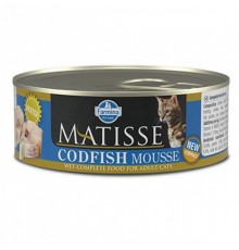 Влажный корм для котов Фармина Farmina MATISSE CAT MOUSSE CODFISH с треской, 85 г