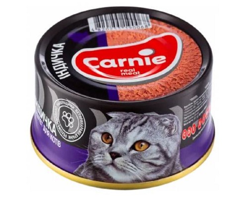 Корм Carnie паштет с индейкой для взрослых котов 90 г Carnie