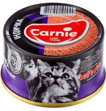 Корм для котенят Carnie паштет мясний з індичкою  90г