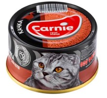 Корм Carnie паштет з качкою для дорослих котів 90 г Carnie