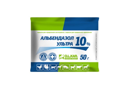 Альбендазол Ультра порошок 10% 50 г O.L.KAR