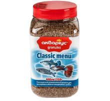 Корм для аквариумных рыб Classic Menu в гранулах 350 г Аквариус