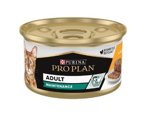 Корм для котов Adult Chicken с кусочками курицы в паштете 85 г Purina