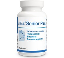 Таблетки для пожилых собак Dolvit Senior Plus витаминный комплекс с глюкозамином №90 Dolfos