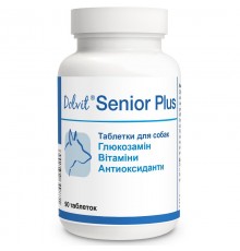 Таблетки Dolvit Senior Plus minii для літніх собак із глюкозаміном №90 Dolfos