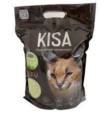 Наповнювач для котячих туалетів соєвий Kisa Tofu Green Tea Mint з ароматом зеленого чаю та м\'яти 2,6 кг 6 л TOP CAT