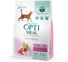 Сухой корм для котов с чувствительным пищеварением Adult Cat Lamb Sensitive с мясом ягненка 200 г Optimeal