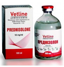 Раствор Преднизолон 1% 100 мл  Vetline