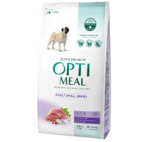 OPTIMEAL сухий корм для собак малих порід качка 1,5 кг