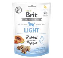 Лакомство для собак Functional Snack Light  контроль веса с кроликом и папайей 150 г Brit Care
