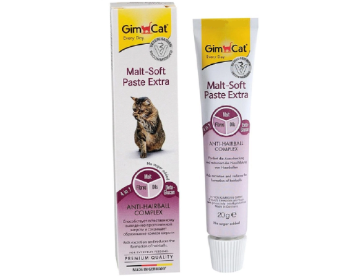 Паста для виведення шерсті у котів Мальт-софт Екстра GimCat 20 г Gimborn