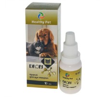 Капли для ушей кошек и собак с ионами серебра 15 мл Healthy Pet