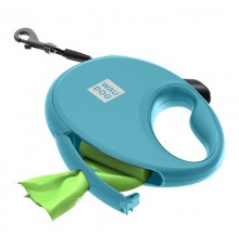 Повідець-рулетка для собак до 12 кг Waudog R-leash 3 м блакитна Collar