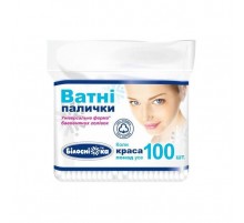 Ватные палочки Белоснежка пакет 100 шт