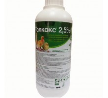 Раствор Толкокс 2,5% для лечения кокцидиоза птицы 1 л O.L.KAR