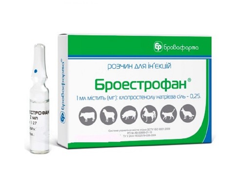 Раствор для инъекций Броэстрофан 2 мл №1 Бровафарма
