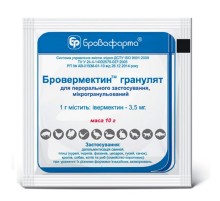 Порошок гранулированный Бровермектин 10 г Бровафарма
