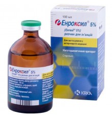 Енроксіл 5% ін'єкційний 100 мл KRKA