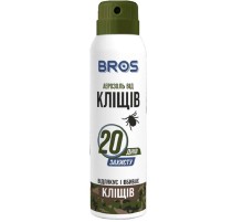 Аэрозоль репеллент от клещей 90 мл Bros