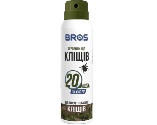 Аэрозоль репеллент от клещей 90 мл Bros