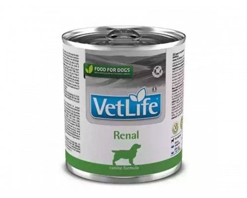 Влажный корм для собак ФарминаVet Life Renal диет. питание для поддержки функции почек 300 г