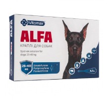 Капли на холку Vitomax Alfa для собак 25 - 40  кг №1 Vitomax