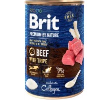 Корм для собак Brit Premium by Nature с говядиной и рубцом 400 г Brit Premium