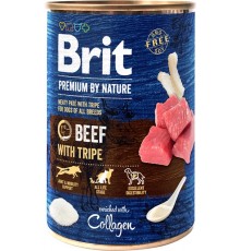 Корм для собак Brit Premium by Nature з яловичиною та рубцем 400 г Brit Premium