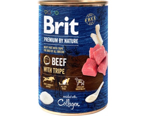 Корм для собак Brit Premium by Nature з яловичиною та рубцем 400 г Brit Premium