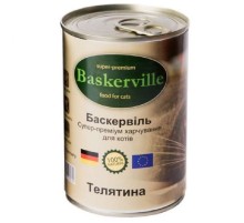 Корм для котов Баскервиль с телятиной 400 г Baskerville