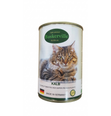 Корм для котів дрослих консерва Baskerville Телятина 400 г