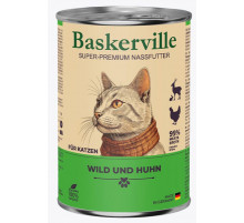 Корм для котов Баскервиль оленина с птицей 400 г Baskerville