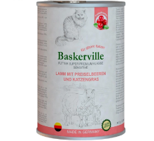 Корм для котов Баскервиль с ягненком клюквой и травой 400 г Baskerville