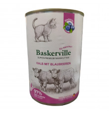 Корм для котят Kalb Mit Brombeeren телятина с черникой 400 г Baskerville