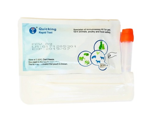 Експрес-тест Кальцівіроз котів Ag Test FCV Ag, Quicking Biotech Co, Ltd