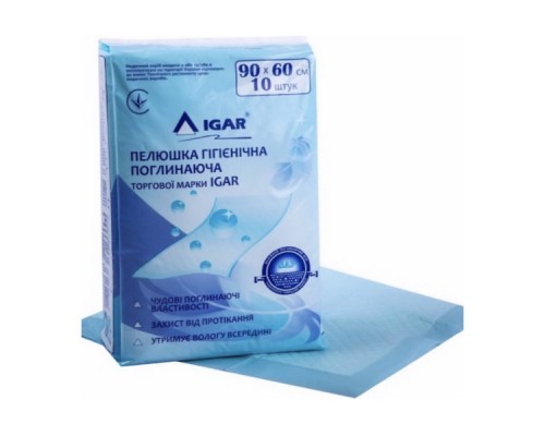 Пелюшки гігієнічні Ігар 60х60 №15