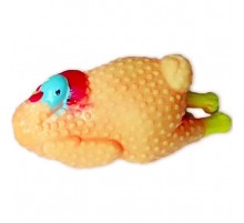 Игрушка резиновая Курица жареная 19-40 15 см
