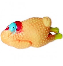 Игрушка резиновая Курица жареная 19-40 15 см