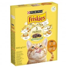 Сухой корм для котов Friskies с курицей и овощами 300 г Purina