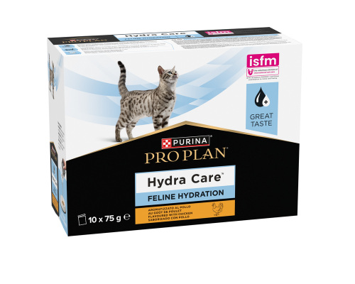 Корм для котів Veterinary Diets Hydra Care добавка для збільшеннюя споживання рідини та розрідженню сечі. Зі смаком курки. 75 г Purina Pro Plan