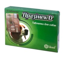 Празімек-Д для собак (1 таблетка на 10 кг) №4 BioVeta