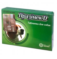 Празімек-Д для собак (1 таблетка на 10 кг) №4 BioVeta