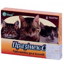 Празімек-С для кішок (1 таблетка на 4 кг) №4 BioVeta