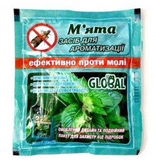 Таблетки від молі Глобал з ароматом м"яти 10 таблеток Global