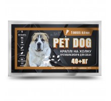 Капли на холку Pet Dog для собак свыше 40 кг №1*8 мл Круг