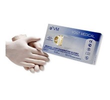 Латексні рукавички нестерильні S №50 Vogt Medical