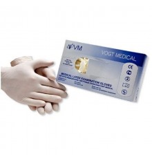 Латексні рукавички нестерильні S №50 Vogt Medical