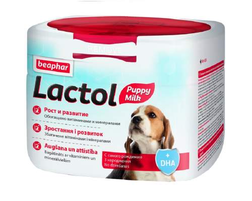 Заменитель молока для щенков Lactol Puppy Milk рост и развитие 250 г Beaphar