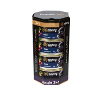 Корм для котів консерва Сейвори SAVORY риба  100 г набор 3+1 032725